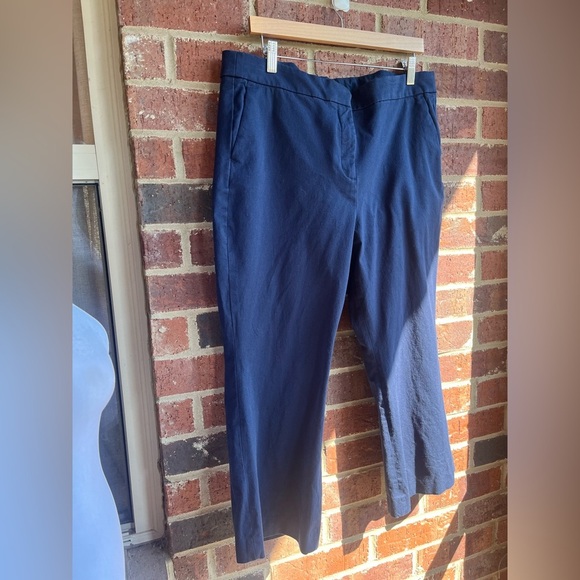 J. Crew Kelsey Navy Pants Size 16 - Picture 3 of 8